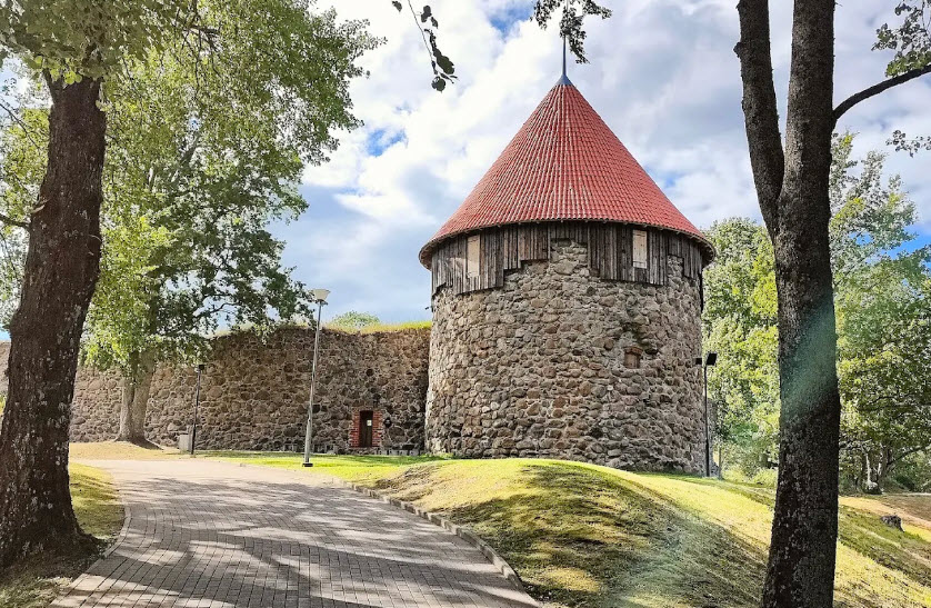 Livonian Order Castle Ruins, Latvia